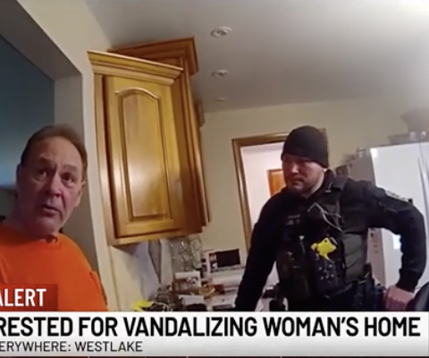 Ohio man talking to police